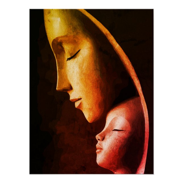 Mother and Child Wall Art (Front)
