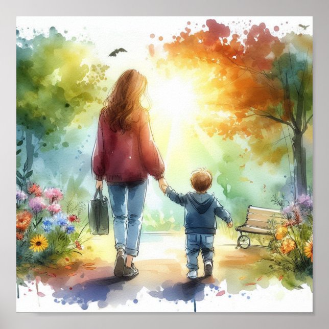 Mother and Child Wall Art (Front)