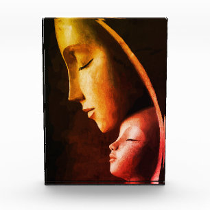 Mother and Child Wall Art Photo Block