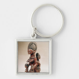 Mother and children keychain
