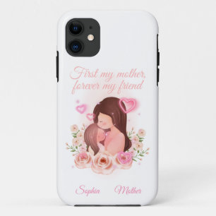 Mother and Daughter, Custom Names iPhone 11 Case
