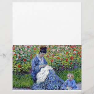 Mother and Daughter in Garden Flyer