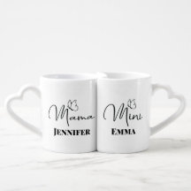 Mother and Daughter Personalized Gift Coffee Mug