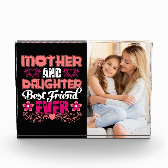 Mother and Daughter Photo Block (Front)