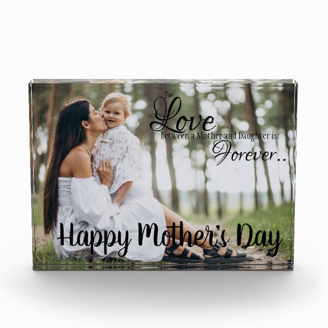 Mother and Daughter Photo Block (Front)