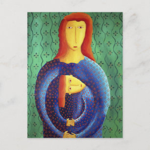 Mother and Daughter Postcard
