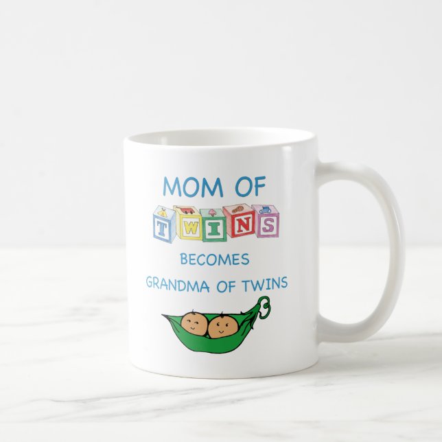 Mother and Grandmother of Twins Coffee Mug (Right)
