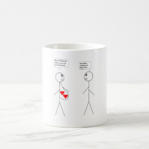 Mother and/or Father To Be (Twins) - Chocolate Coffee Mug