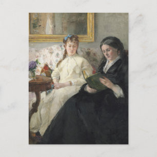 Mother and Sister of the Artist   Berthe Morisot Postcard