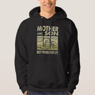 Mother And Son Best Of Friends For Life Mom Hoodie