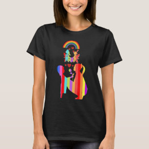 mother and son in beautiful colours for mom T-Shirt