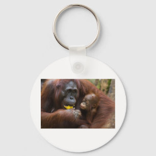 Mother and son keychain