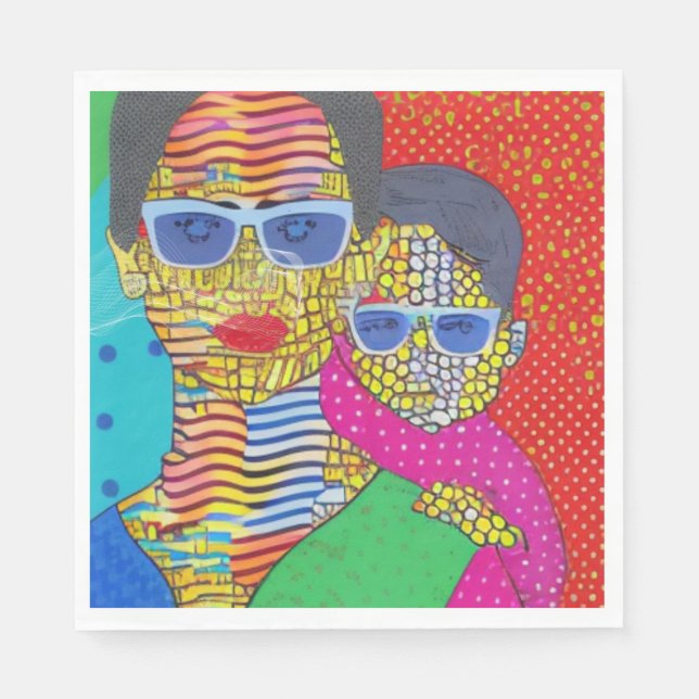Mother and Son Napkin (Front)