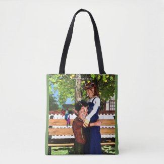Mother and Son. Tote Bag
