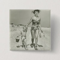 Mother and Son Walking