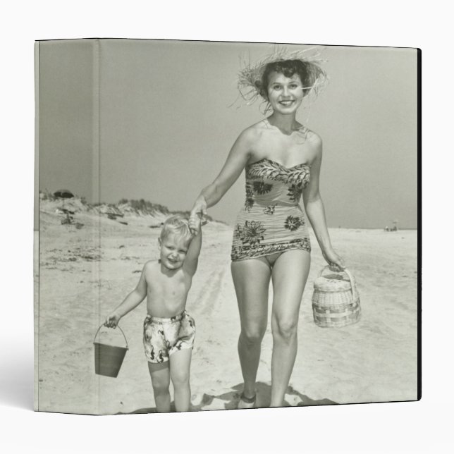 Mother and Son Walking Binder (Front/Spine)