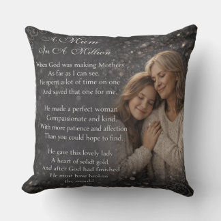 Mother Appreciation Gift Throw Pillow
