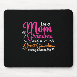 Mother Art A Mom And A Great Grandma Mouse Pad