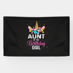Mother Art Aunt Of The Birthday Girl Birthday Banner