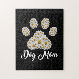 Mother Art Best Dog Mom Ever Birthday Jigsaw Puzzle