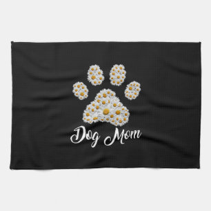 Mother Art Best Dog Mom Ever Birthday Kitchen Towel