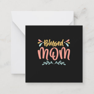 Mother Art Blessed Mom Card