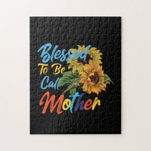 Mother Art Blessed To Be Call Mother Jigsaw Puzzle