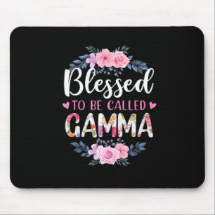 Mother Art Blessed To Be Called Gamma Birthday Mouse Pad