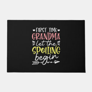 Mother Art First Time Grandma Birthday Doormat