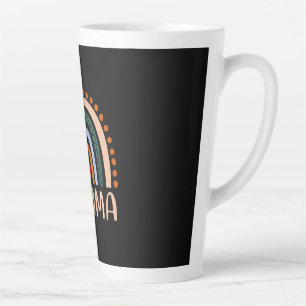 Mother Art Gamma Rainbow Grandma Cute Birthday Latte Mug