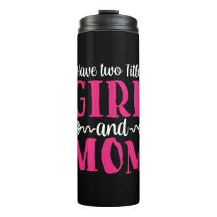 Mother Art Girl And Mom Thermal Tumbler