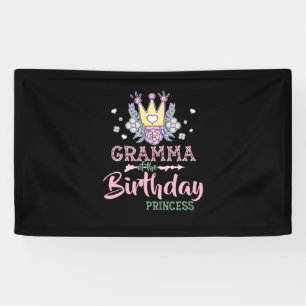 Mother Art   Gramma Of The Birthday Princess Xmas Banner