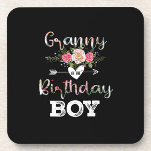 Mother Art Granny Of A Birthday Boy Birthday Coaster