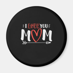 Mother Art I Love You Mommy Magnet