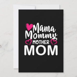 Mother Art Mama Mommy Mother Holiday Card
