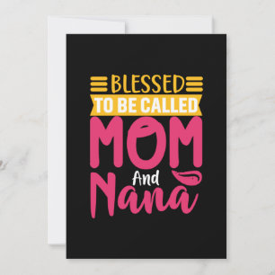 Mother Art Mom And Nana Invitation
