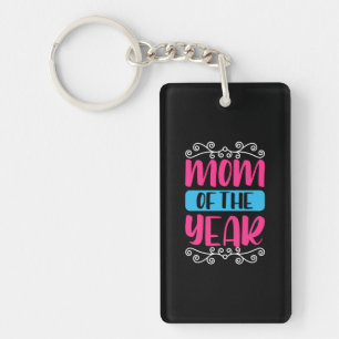 Mother Art Mom Of The Year Keychain