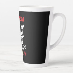 Mother Art My Mom Is My Superhero Latte Mug