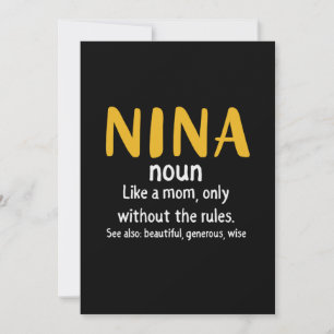 Mother Art Nina Definition Invitation