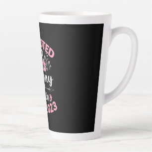 Mother Art Promoted To Nanny Again 2023 Floral Latte Mug