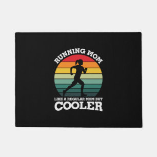Mother Art Proud Running Mom Doormat