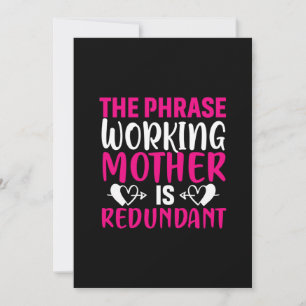 Mother Art The Phrase Working Mother Holiday Card