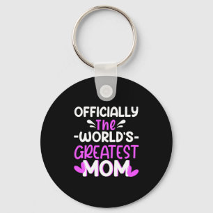 Mother Art The World Greatest Mom Keychain