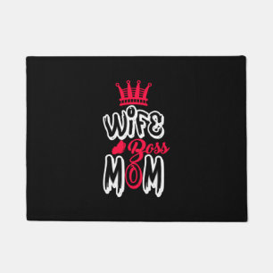 Mother Art Wife Boss Mom Doormat