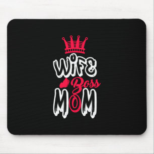 Mother Art Wife Boss Mom Mouse Pad
