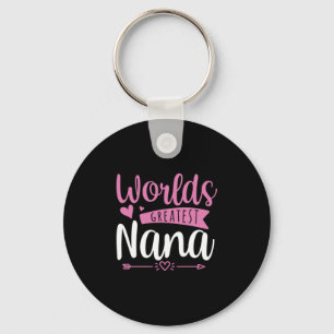 Mother Art World Greatest Nana Keychain