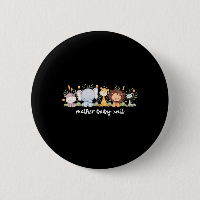 Mother Ba3  2 Inch Round Button (Front)