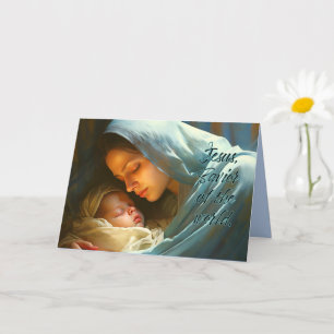 Mother & Babe Christmas Card