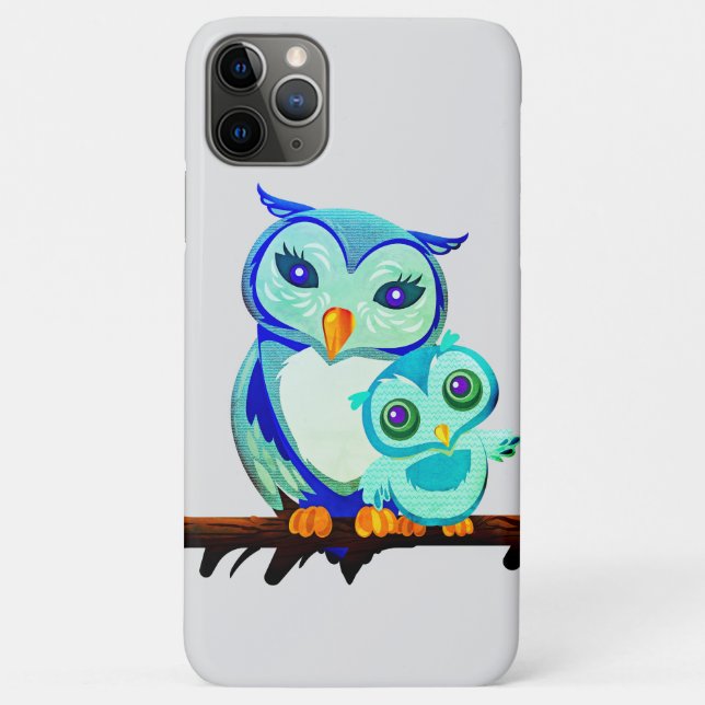 Mother & Baby Owl Case-Mate iPhone Case (Back)