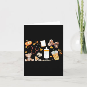 Mother Baby Thanksgiving Boys Kids Card